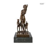 Diane Chasseresse en bronze, œuvre artistique classique