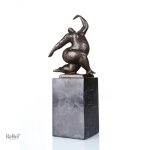 Sculpture féminine en Bronze, idéale pour la décoration intérieure