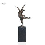 Sculpture en bronze moderne 32 cm, design contemporain