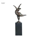 Statue en bronze véritable, élégance artistique et unique
