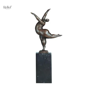 Statue en bronze véritable, élégance artistique et unique