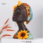 Buste africain représentant la culture locale