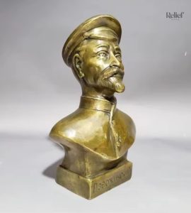 Statue en laiton représentant Félix Dzerjinski