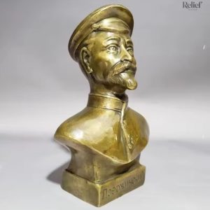 Statue en laiton représentant Félix Dzerjinski