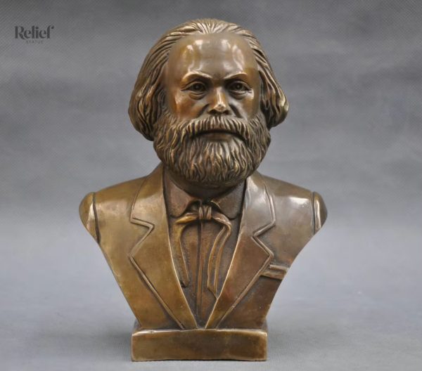 statue-buste-karl-max-en-bronze-18-cm-1 Buste en bronze de Karl Marx, 18 cm, sculpture décorative