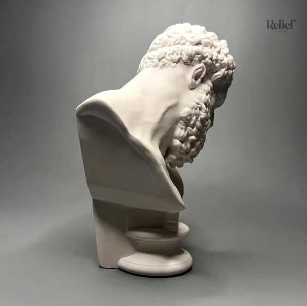Statue grecque représentant Hercule, 16 cm en hauteur