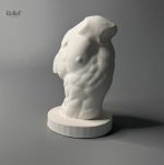 Statue décorative homme nu, 13 cm, design artistique