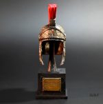 Casque romain décoratif, statue de 13 cm pour collection antique