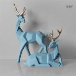 Statue contemporaine, design origami