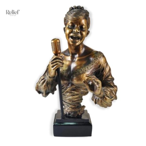 statue-chanteuse-jazz-1 Statue Femme Chanteuse Jazz en décoration artistique