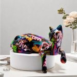 Décoration intérieure, statue de chat, résine moderne 15 cm