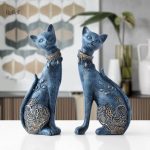 Statue Chat - Deux Éléments décoratifs