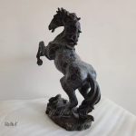 Décoration intérieure, statue cheval en bronze, 41 cm