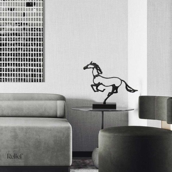 Sculpture cheval au design dynamique Ferrari