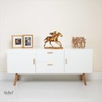 Cheval en bronze 21 cm, œuvre d'art moderne pour décoration