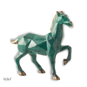 Statue Cheval Géométrique en sculpture moderne