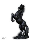 Statue de cheval en résine élégante et décorative