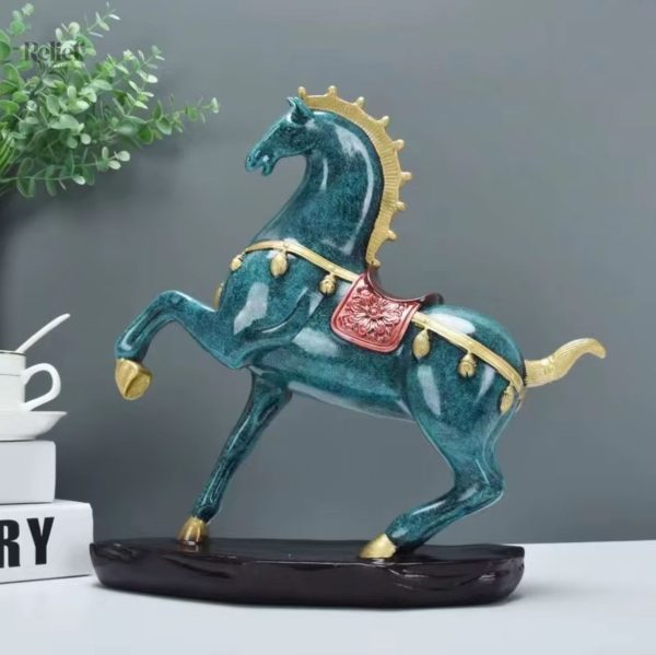 statue-cheval-tang-23-cm-1 Statue cheval tang 23 cm en sculpture décorative