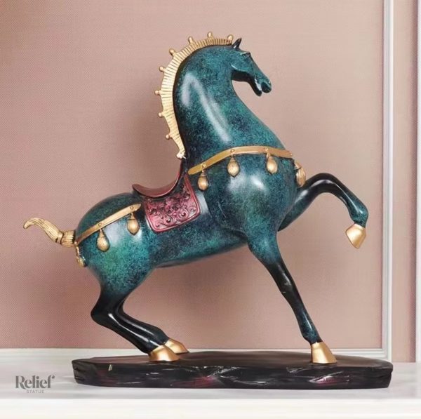 Artiste inspiré par la culture tang, statue de cheval