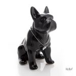 Figurine de chien bouledogue, 31 cm, design élégant