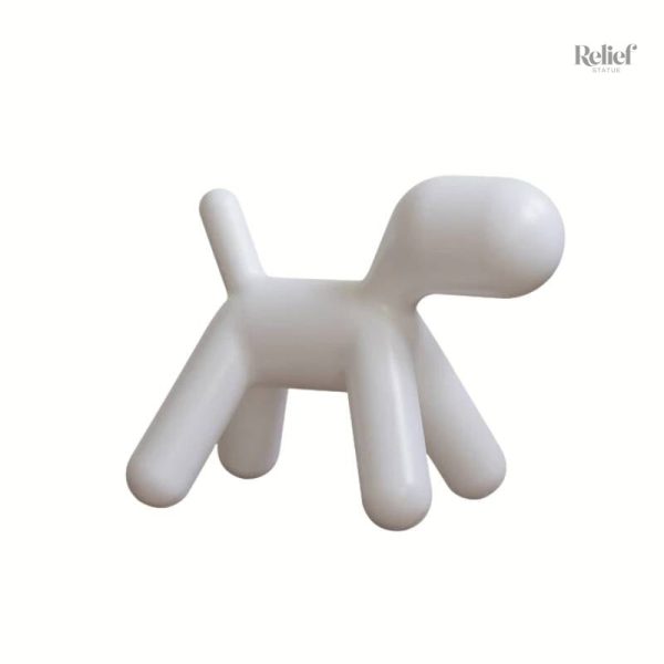 Chien en statue, accessoire esthétique pour maison ou bureau