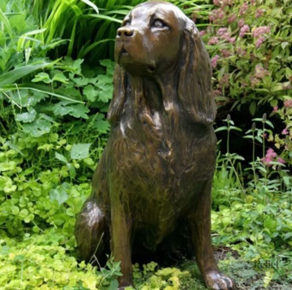 statue-chien-epagneul-pour-jardin-18-cm-1 Statue chien épagneul pour jardin 18 cm décorative