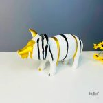 Art déco cochon, statue de 13 cm pour collectionneurs