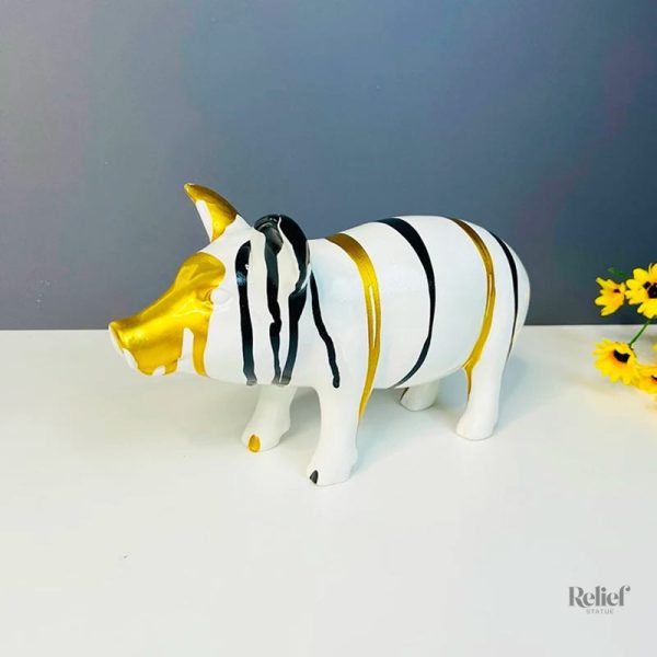 Art déco cochon, statue de 13 cm pour collectionneurs
