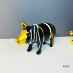 Statue de cochon, 13 cm, touche ludique à votre décor