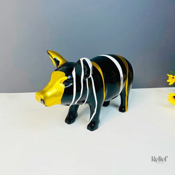 Statue de cochon, 13 cm, touche ludique à votre décor