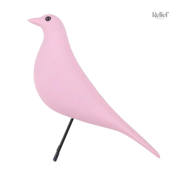 Statue d'oiseau en résine pour un décor moderne
