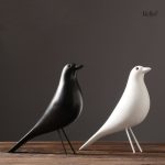 Sculpture moderne de colombe en look artistique
