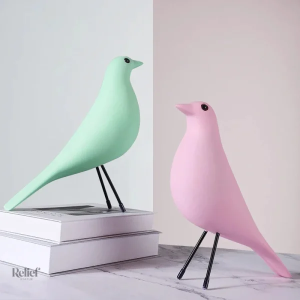 Décoration de colombe en finition élégante et soignée