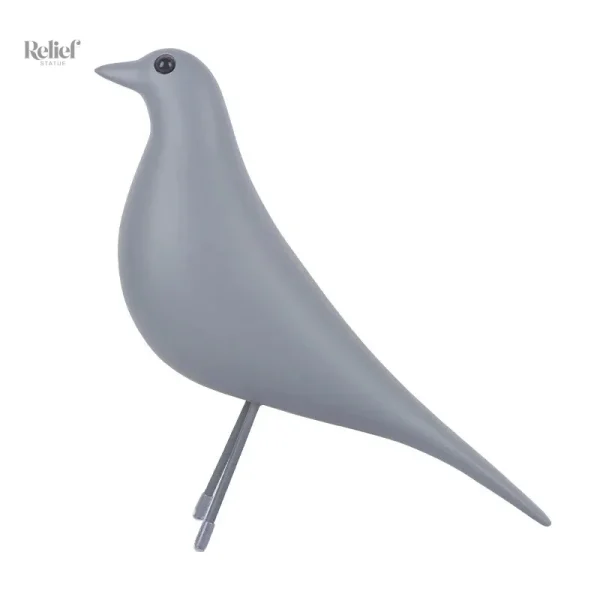 Oiseau en sculpture moderne pour un style contemporain