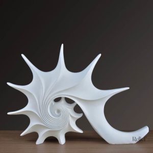 Sculpture coquillage, art moderne pour décoration intérieure