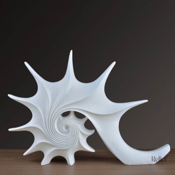 Sculpture coquillage, art moderne pour décoration intérieure