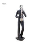 Statue Homme Groupe de Musiciens en pleine créativité