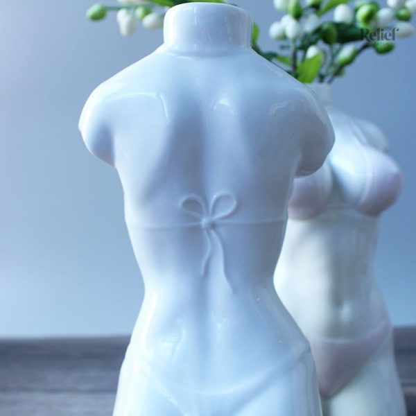 Design contemporain : buste d'Ève 22 cm, statue femme