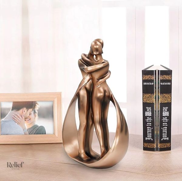 Figure décorative de couple, symbole de romance et d'harmonie