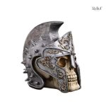 Objet d'art : crâne de soldat romain 18 cm