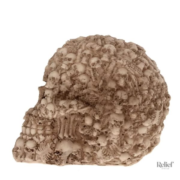 Tête de mort 12 cm, accessoire décoratif original