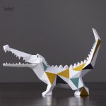 Objet déco crocodile pour ajout de caractère