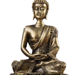 Statue Bouddha dorée 11 cm