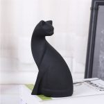 Chat sculpté contemporain pour une touche unique