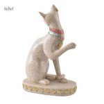 Statue artistique représentant un chat sacré égyptien