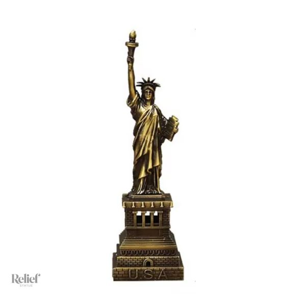 Sculpture en métal de la liberté, 15 cm, objet de collection