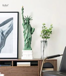 Statue de la Liberté, décoration en résine réaliste