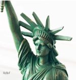 Figurine réaliste de la Liberté, 27 cm en résine