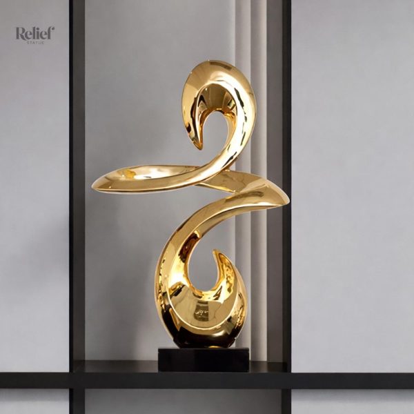 statue-design-abstraite-doree-en-resine-sculpture-decorat-m16mwi-1 Statue design abstraite dorée en résine, 49 cm