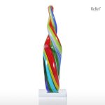 Statue en Verre aux couleurs vibrantes